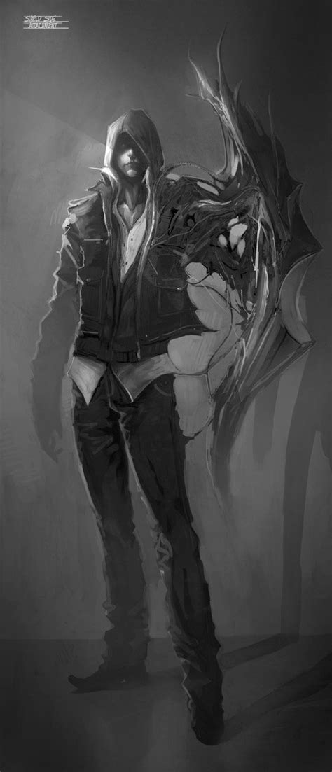 alex mercer concept art.